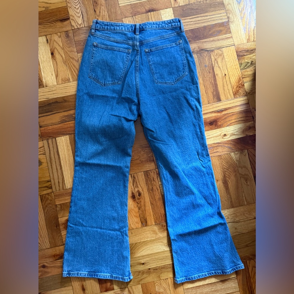 Abercrombie & Fitch Vintage Flare Curve Love Denim Jeans 32 - Picture 3 of 4